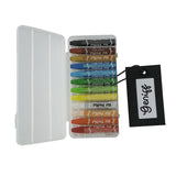 Geniff Non Toxic 12 Colors Crayons for Kids